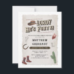 Cowboy Retro 40th Birthday Weekend Boots Party Invitation<br><div class="desc">40th Birthday Weekend Retro Cowboy Boots Party Invitation that you can easily customize for the upcoming fortieth birthday celebration party</div>