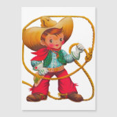 Cowboy Retro Boy Child Cute Western (Front)