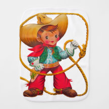 Cowboy Retro Boy Child Cute Western