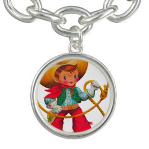 Cowboy Retro Boy Child Cute Western Bracelet