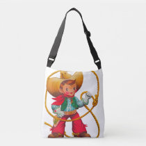 Cowboy Retro Boy Child Cute Western Crossbody Bag