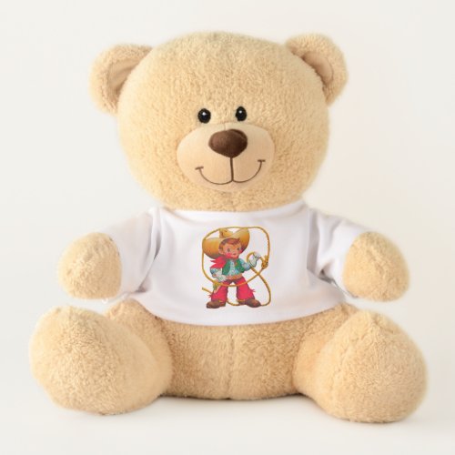 Cowboy Retro Boy Child Cute Western Teddy Bear