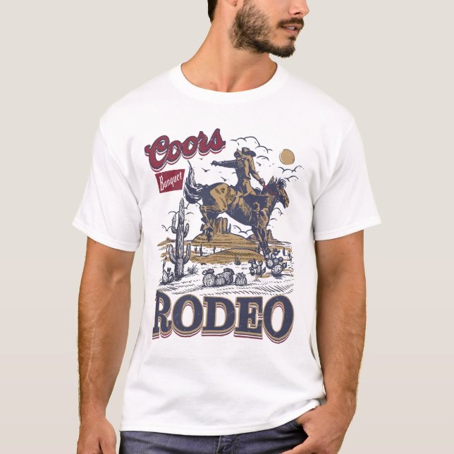 cowboy rides t-shirt (Front)