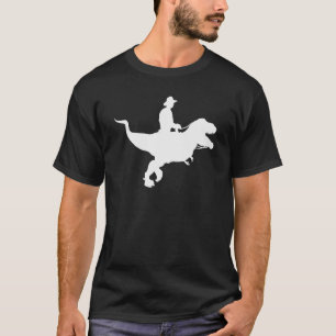 Cowboy Riding T-Rex T-shirt
