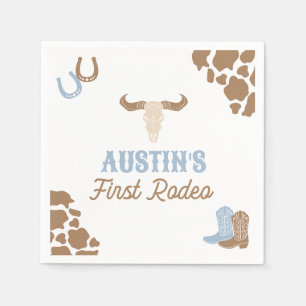 Cowboy Rodeo Birthday Party Napkins