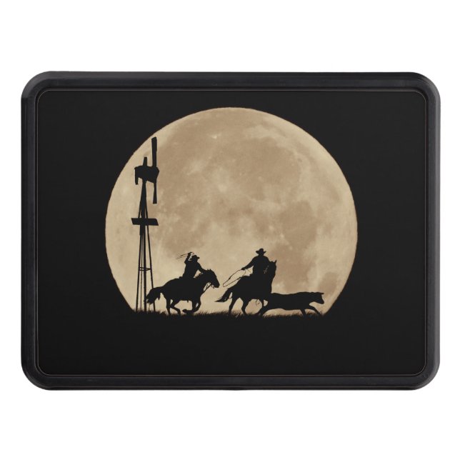 Cowboy Rodeo Roping Hitch Cover (Front)