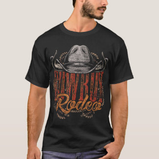 Cowboy Rodeo Western Texan Gift Country Bull T-Shirt