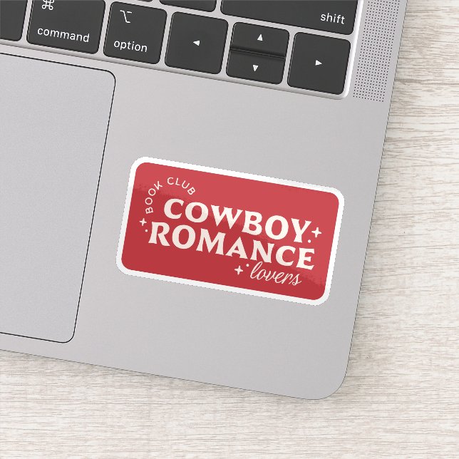 Cowboy romance books aesthetic sticker (Detail)