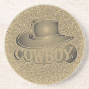 Cowboy! Sandstone Coaster