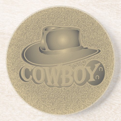 Cowboy Sandstone Coaster