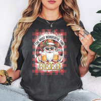 Cowboy Santa Beer Funny Christmas Drinking Humor