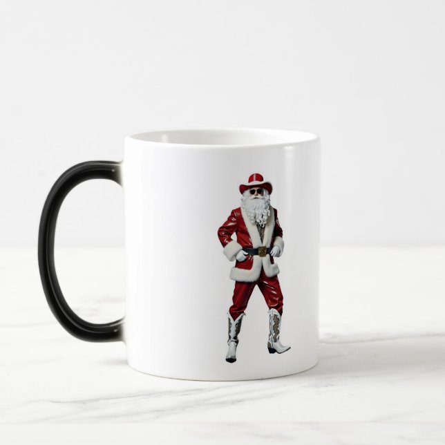 Cowboy Santa Color Morph Mug (Left)