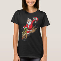 Cowboy Santa Xmas Reindeer Rodeo Christmas In Texa