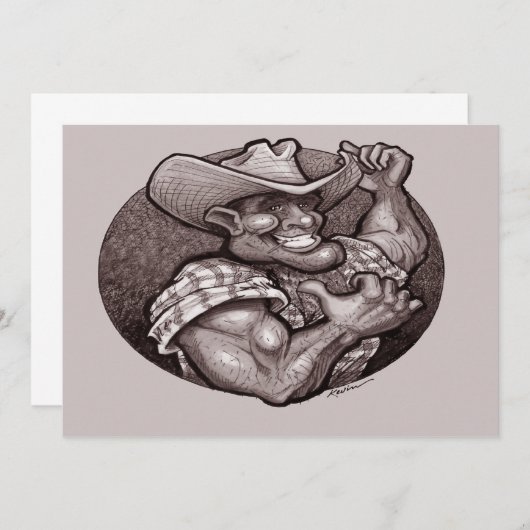 Cowboy Sepia (Front/Back)