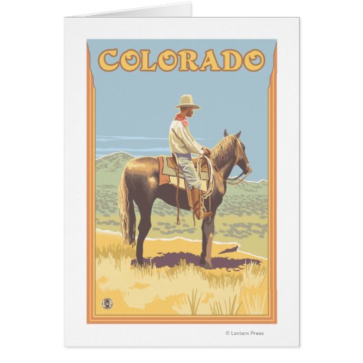 Cowboy (Side View)Colorado Cards (Front)