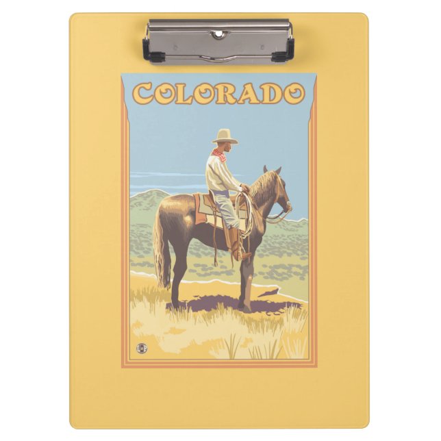 Cowboy (Side View)Colorado Clipboard (Front)
