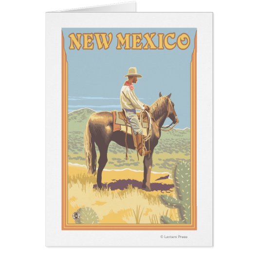 Cowboy (Side View)New Mexico Cards (Front)