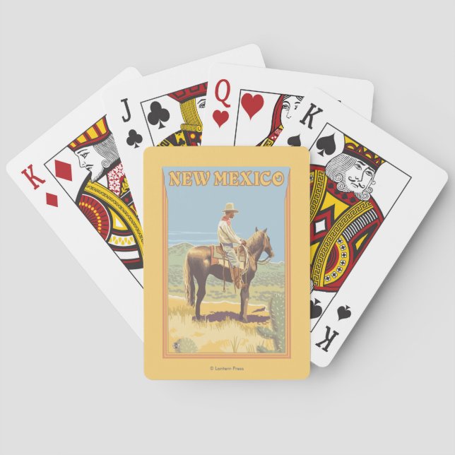 Cowboy (Side View)New Mexico Poker Cards (Back)