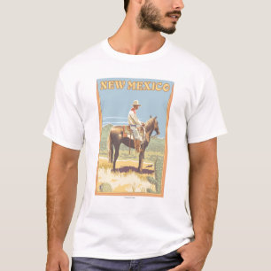Cowboy (Side View)New Mexico T-Shirt