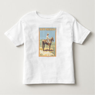 Cowboy (Side View)New Mexico Toddler T-shirt