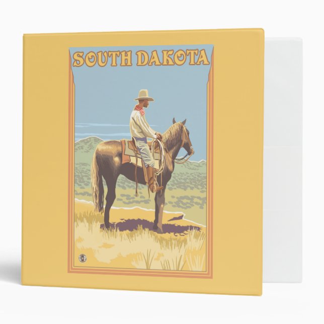 Cowboy (Side View)South Dakota Binder (Front/Inside)