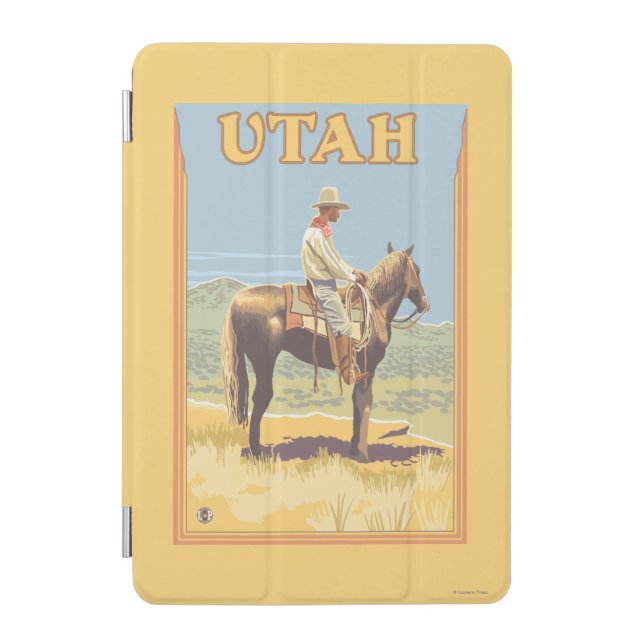 Cowboy (Side View)Utah iPad Mini Cover (Front)