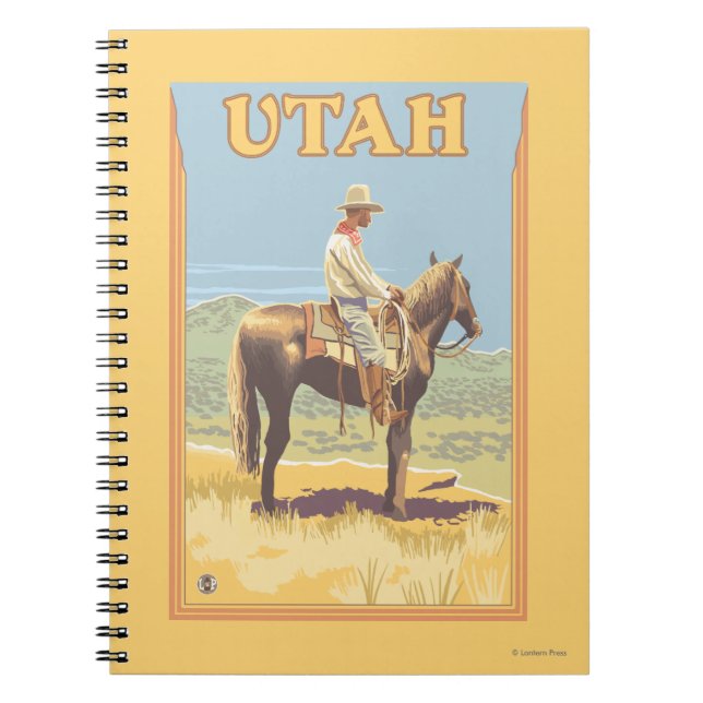 Cowboy (Side View)Utah Notebook (Front)