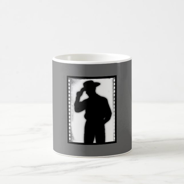 Cowboy Silhouette Coffee Mug (Center)