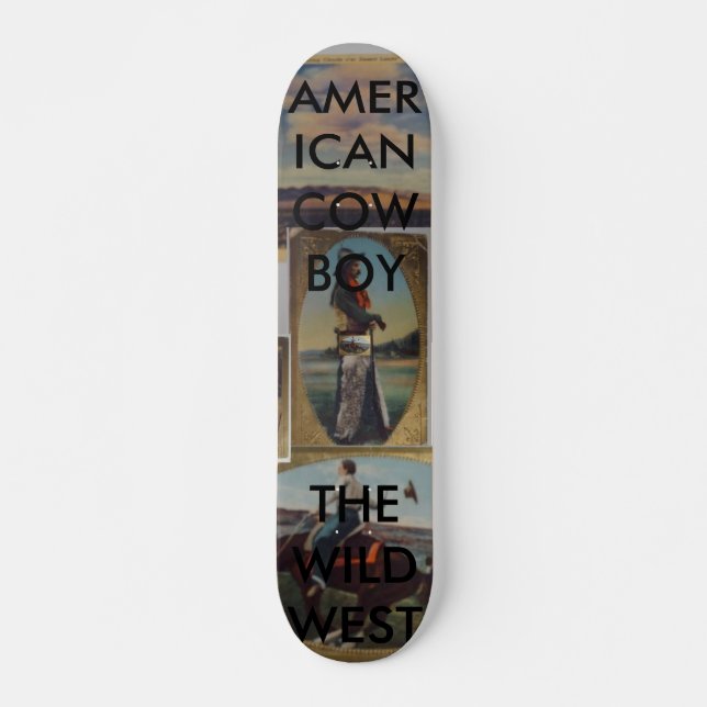 COWBOY Skateboard Design Deck (Front)