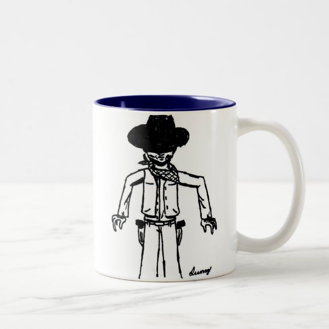 Cowboy Sketch Mug (Right)