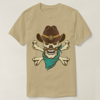 Cowboy Skull and Crossbones T-Shirt