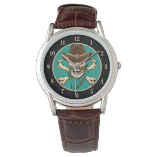 Cowboy Skull and Crossbones Watch