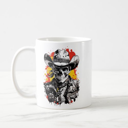 Cowboy Skull  Coffee Mug