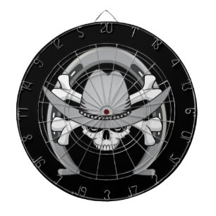 Cowboy Skull Horseshoe Dartboard With Darts