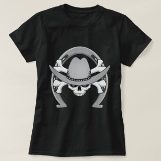 Cowboy Skull Horseshoe T-Shirt