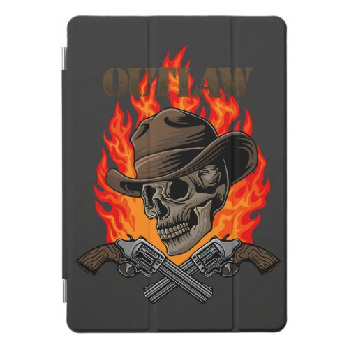 Cowboy skull iPad pro cover
