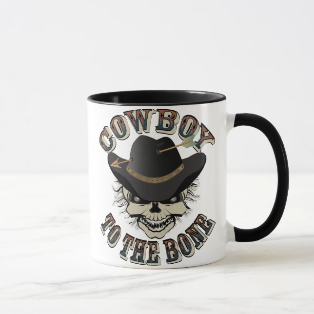Cowboy Skull Mug (Right)