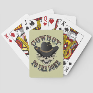 Cowboy Skull Poker Cards