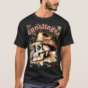 Cowboy Skull Western Cowboy Tshirt