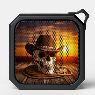 Cowboy Skull with Lasso Bluetooth Speaker