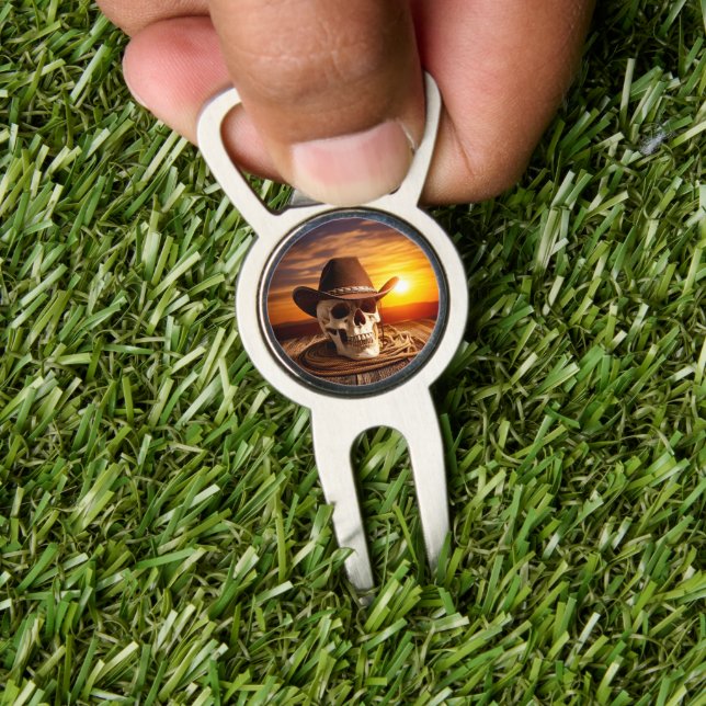 Cowboy Skull with Lasso Divot Tool (Insitu 1)
