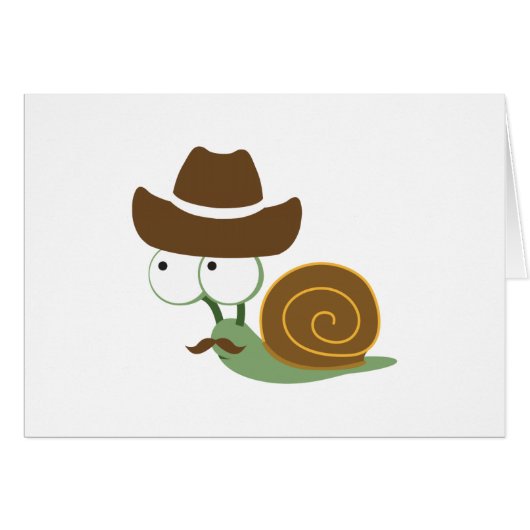 Cowboy Snail Cards (Front Horizontal)
