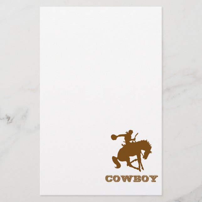 Cowboy Stationery (Front)