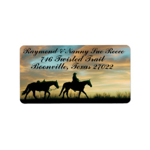 COWBOY SUNRISE LABEL