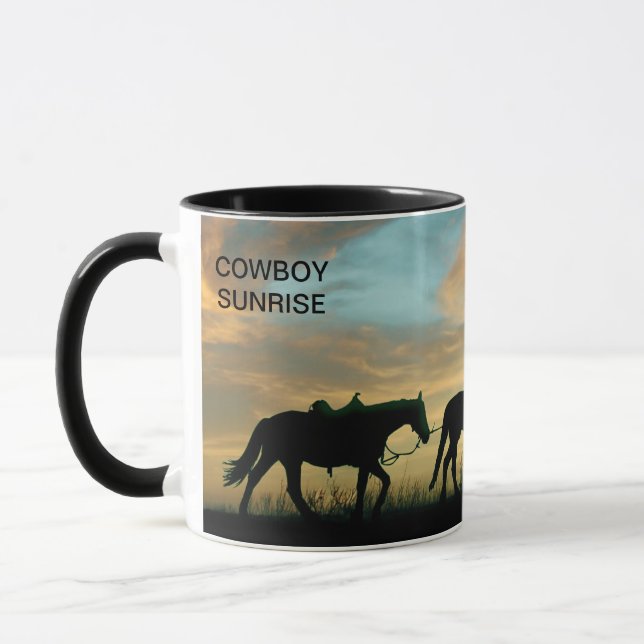 COWBOY SUNRISE  MUG (Left)