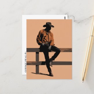 COWBOY SWAG #1 POSTCARD