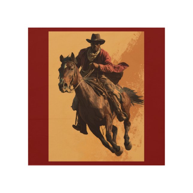 COWBOY SWAG # 3 WOOD WALL ART (Front)