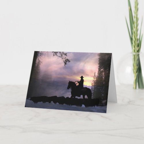 Cowboy Sympathy Card