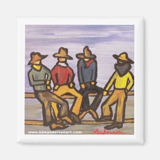 Cowboy Talk Magnet (Front)