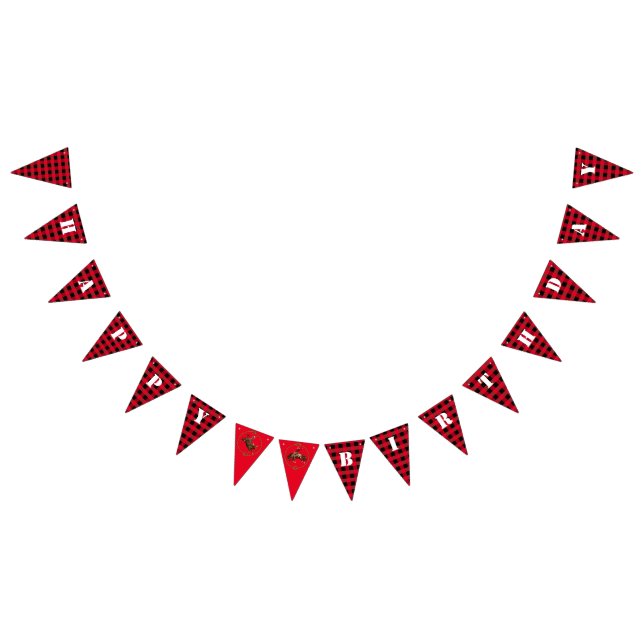 Cowboy themed bunting flags (All)